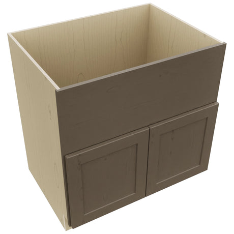 Fabuwood Galaxy Mocha FS33 Base Farm Sink Cabinet, Top View
