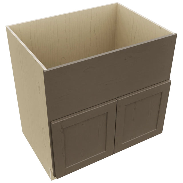 Fabuwood Galaxy Mocha FS33 Base Farm Sink Cabinet, Top View