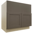 Fabuwood Galaxy Mocha FS36 Base Farm Sink Cabinet, Front View