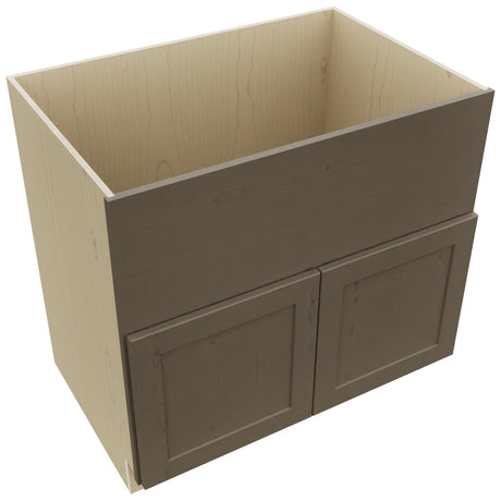 Fabuwood Galaxy Mocha FS36 Base Farm Sink Cabinet, Top View
