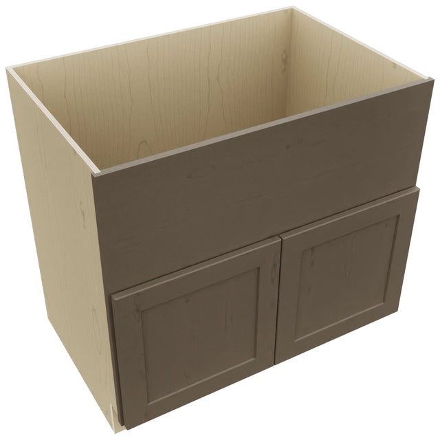 Fabuwood Galaxy Mocha FS36 Base Farm Sink Cabinet, Top View
