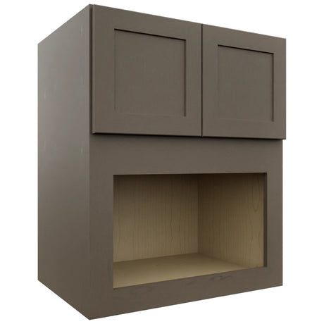 Fabuwood Galaxy Mocha MC303621 Wall Microwave Cabinet, Front View