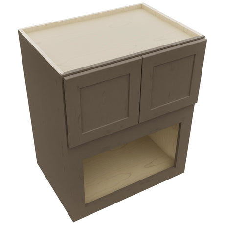 Fabuwood Galaxy Mocha MC303621 Wall Microwave Cabinet, Top View