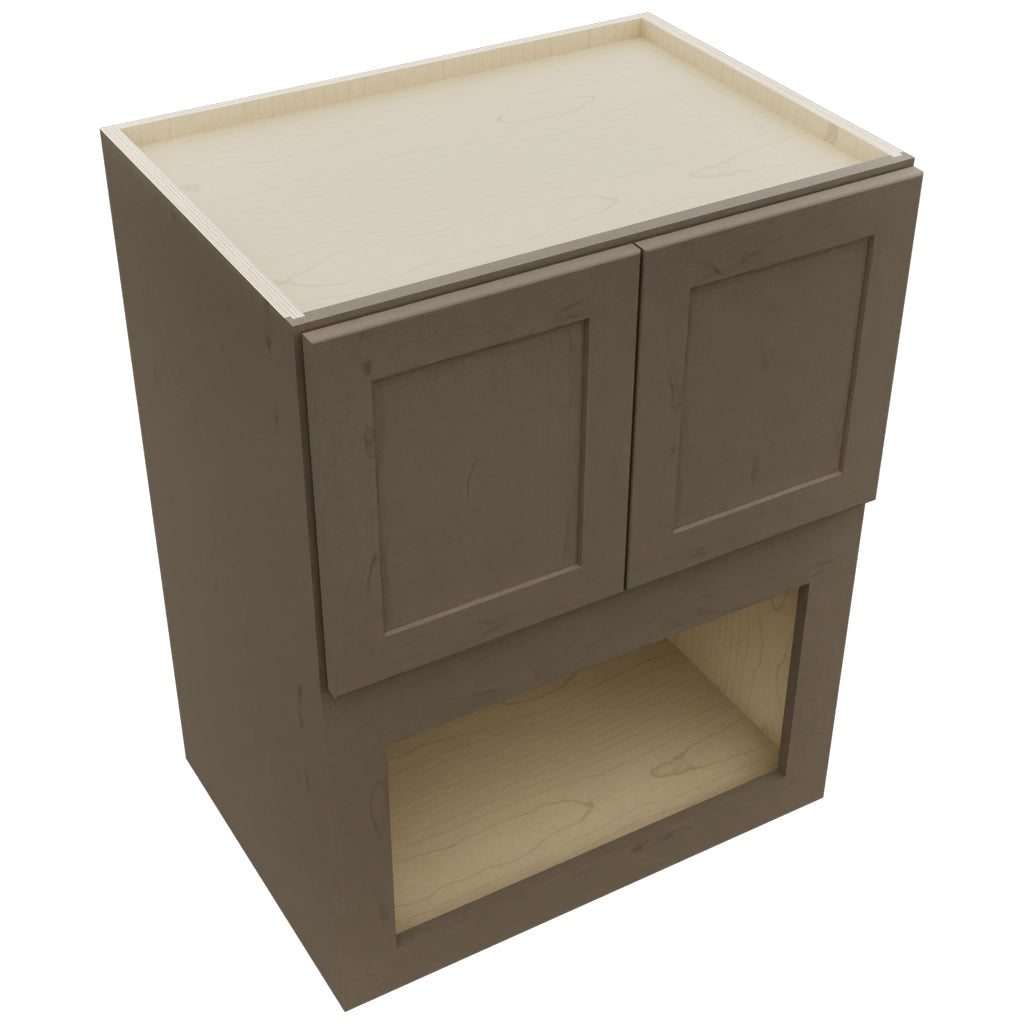 Fabuwood Galaxy Mocha MC303921 Wall Microwave Cabinet, Top View