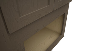Fabuwood Galaxy Mocha MC303921 Wall Microwave Cabinet, Detail View