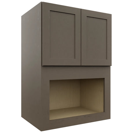 Fabuwood Galaxy Mocha MC304221 Wall Microwave Cabinet, Front View