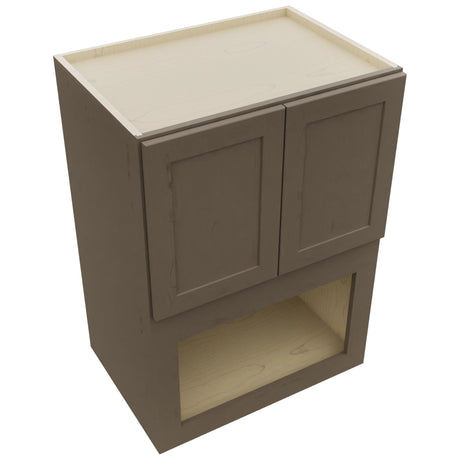 Fabuwood Galaxy Mocha MC304221 Wall Microwave Cabinet, Top View