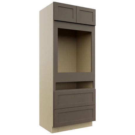 Fabuwood Galaxy Mocha OC3384C Tall Oven Cabinet Combo, Front View