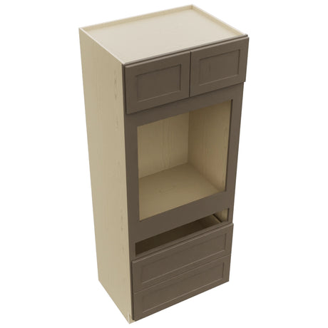 Fabuwood Galaxy Mocha OC3384C Tall Oven Cabinet Combo, Top View