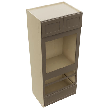 Fabuwood Galaxy Mocha OC3384D Tall Oven Cabinet Double, Top View