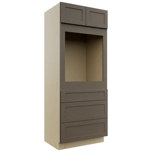 Fabuwood Galaxy Mocha OC3384S Tall Oven Cabinet Single, Front View