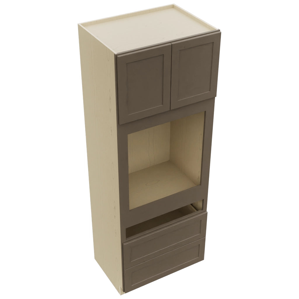 Fabuwood Galaxy Mocha OC3393C Tall Oven Cabinet Combo, Top View