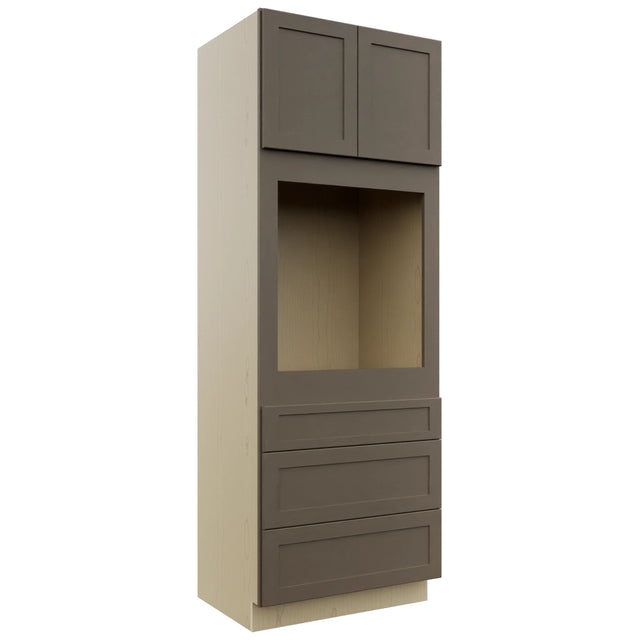 Fabuwood Galaxy Mocha OC3393S Tall Oven Cabinet Single, Front View