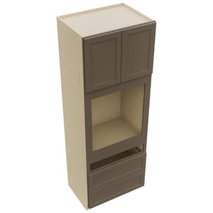 Fabuwood Galaxy Mocha OC3396C Tall Oven Cabinet Combo, Top View