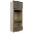 Fabuwood Galaxy Mocha OC3396D Tall Oven Cabinet Double, Front View