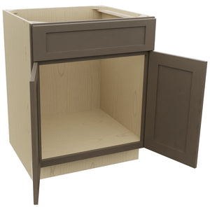 Fabuwood Galaxy Mocha SB27 Base Sink Cabinet, Open View