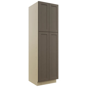 Fabuwood Galaxy Mocha TP242484 Tall Pantry Cabinet, Front View