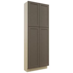Fabuwood Galaxy Mocha TP301284 Tall Pantry Cabinet, Front View