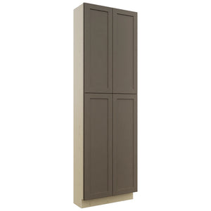 Fabuwood Galaxy Mocha TP301296 Tall Pantry Cabinet, Front View