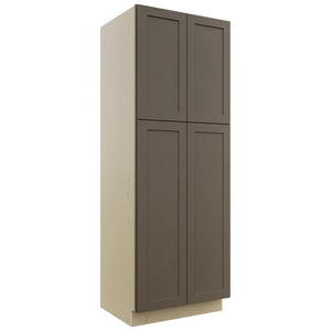 Fabuwood Galaxy Mocha TP302484 Tall Pantry Cabinet, Front View