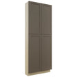 Fabuwood Galaxy Mocha TP361296 Tall Pantry Cabinet, Front View