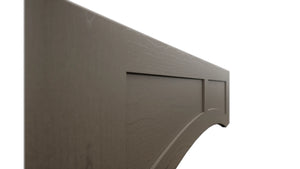 Fabuwood Galaxy Mocha VARP54 Wall Valance, Detail View