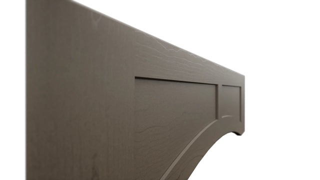 Fabuwood Galaxy Mocha VARP54 Wall Valance, Detail View