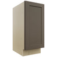 Fabuwood Galaxy Mocha VB15FD Vanity Base Full Height Cabinet, Front View