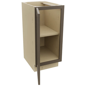 Fabuwood Galaxy Mocha VB15FD Vanity Base Full Height Cabinet, Open View