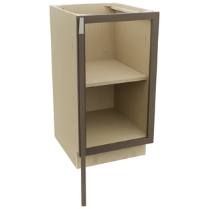 Fabuwood Galaxy Mocha VB18FD Vanity Base Full Height Cabinet, Open View