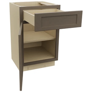 Fabuwood Galaxy Mocha VB21-34 Vanity Base Standard Cabinet, Open View