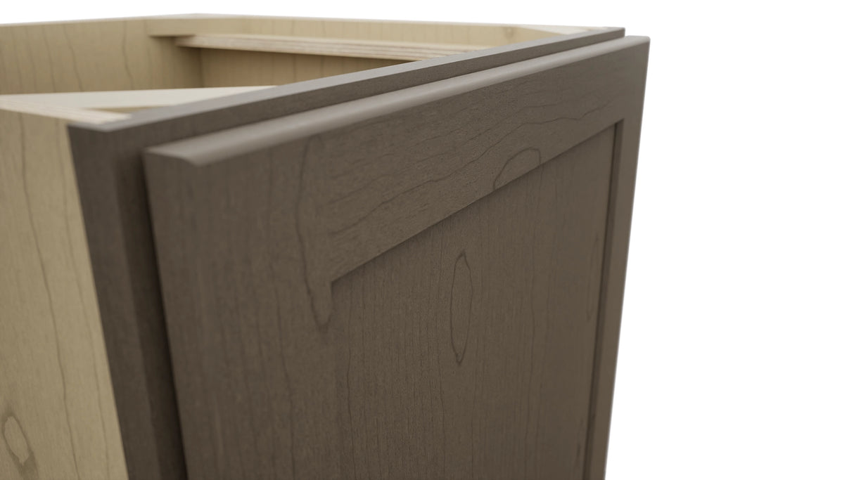 Fabuwood Galaxy Mocha VB21FD Vanity Base Full Height Cabinet, Detail View
