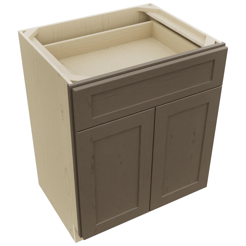 Fabuwood Galaxy Mocha VB27-34 Vanity Base Standard Cabinet, Top View