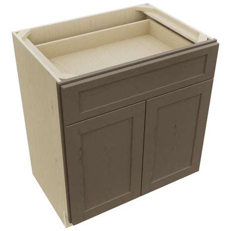 Fabuwood Galaxy Mocha VB30-34 Vanity Base Standard Cabinet, Top View