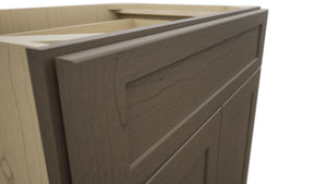 Fabuwood Galaxy Mocha VB30-34 Vanity Base Standard Cabinet, Detail View