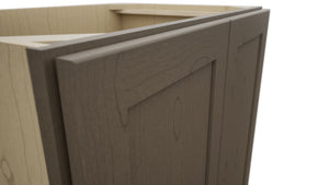 Fabuwood Galaxy Mocha VB30FD Vanity Base Full Height Cabinet, Detail View