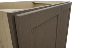 Fabuwood Galaxy Mocha VB33FD Vanity Base Standard Cabinet, Detail View