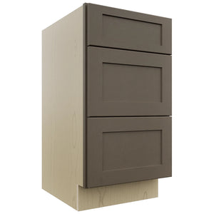 Fabuwood Galaxy Mocha VDB18-34 Vanity Drawer Cabinet, Front View