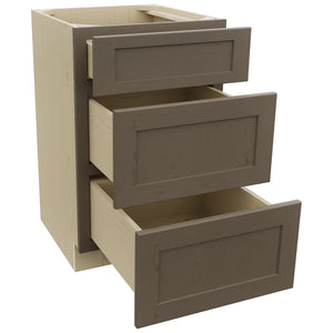 Fabuwood Galaxy Mocha VDB21-34 Vanity Drawer Cabinet, Open View
