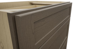 Fabuwood Galaxy Mocha VDB30-34 Vanity Drawer Cabinet, Detail View