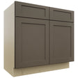 Fabuwood Galaxy Mocha VSB36-34 Vanity Sink Cabinet, Front View