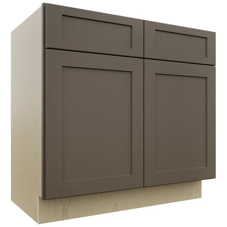 Fabuwood Galaxy Mocha VSB36-34 Vanity Sink Cabinet, Front View