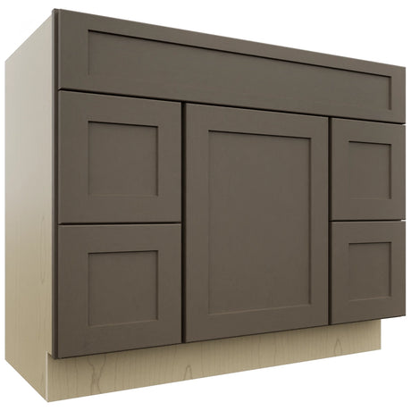 Fabuwood Galaxy Mocha VSD30DL Vanity Combo Cabinet, Front View