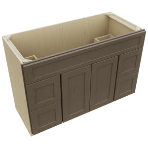 Fabuwood Galaxy Mocha VSD30DR Vanity Combo Cabinet, Top View