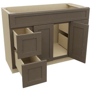 Fabuwood Galaxy Mocha VSD30DR Vanity Combo Cabinet, Open View