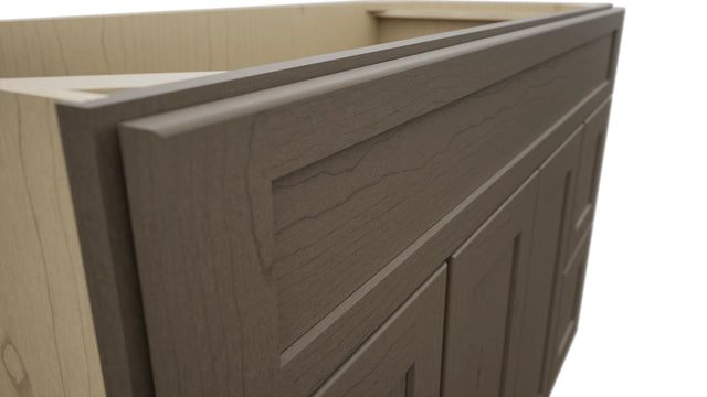 Fabuwood Galaxy Mocha VSD30DR Vanity Combo Cabinet, Detail View