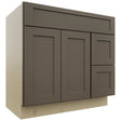 Fabuwood Galaxy Mocha VSD48 Vanity Combo Cabinet, Front View