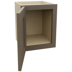 Fabuwood Galaxy Mocha W1215 Wall Standard Cabinet, Open View