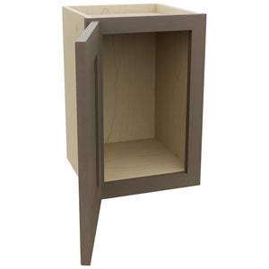 Fabuwood Galaxy Mocha W1218 Wall Standard Cabinet, Open View