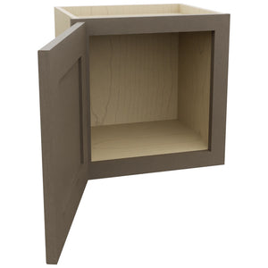 Fabuwood Galaxy Mocha W1515 Wall Standard Cabinet, Open View